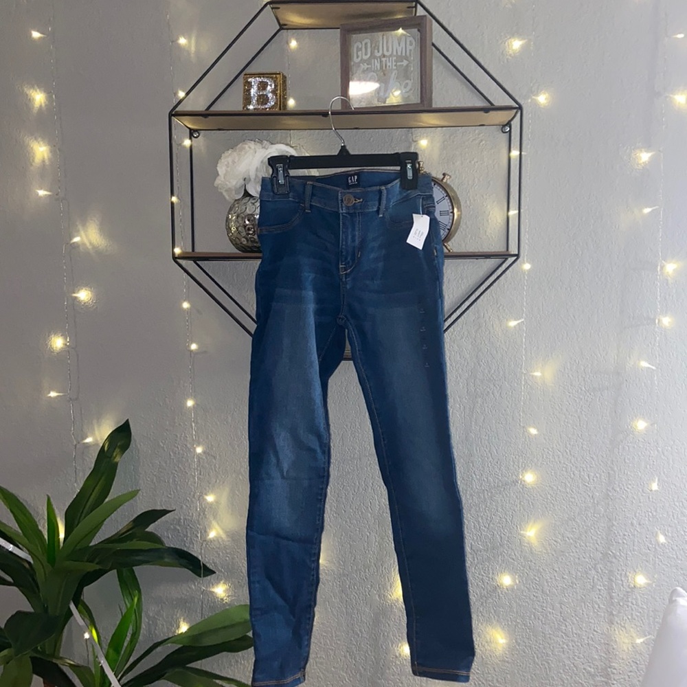 Dark blue jeggings